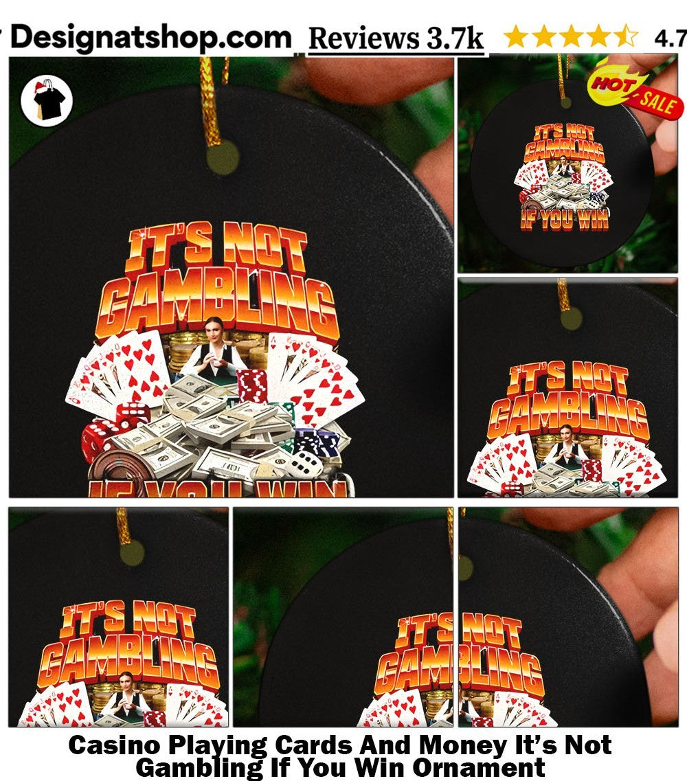 Casino Playing Cards And Money It’s Not Gambling If You Win shirt