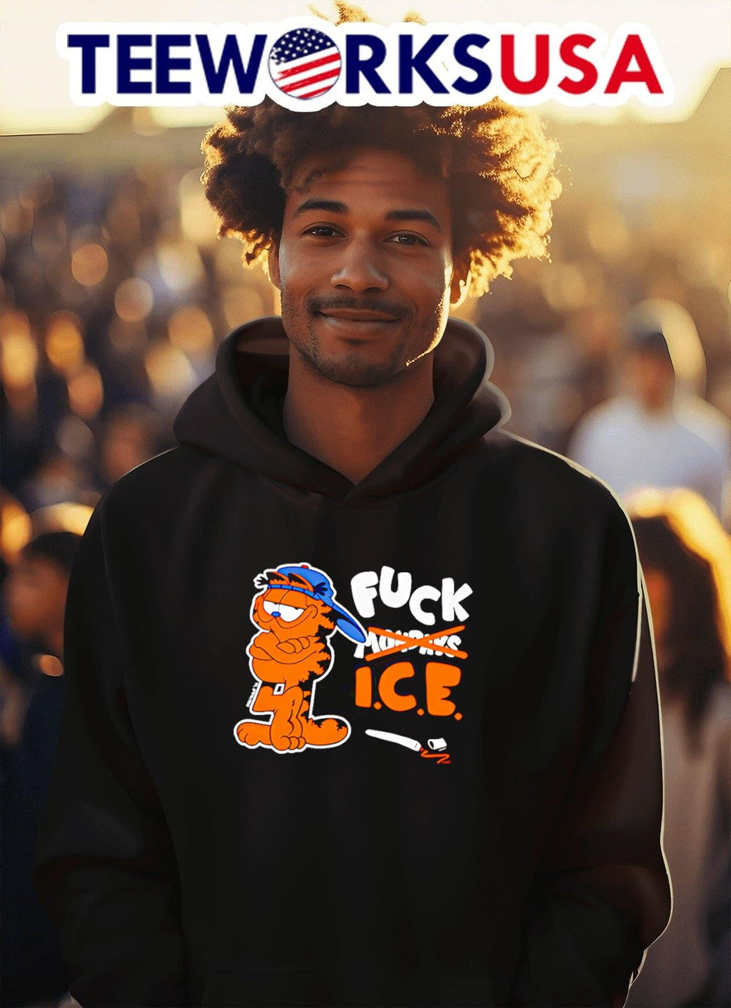 Cat Says Fuck ICE Shirt