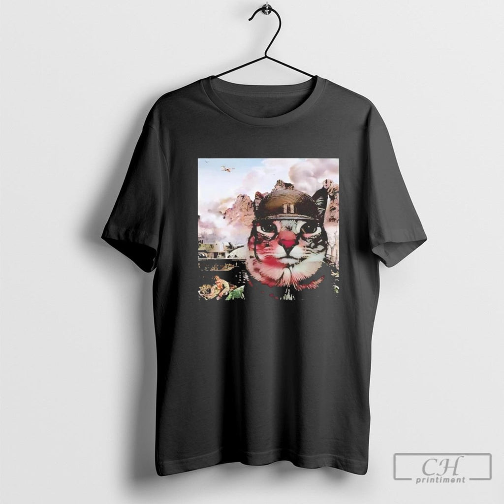 Cat Two Thousand Yard Stare Shirt Sweater
