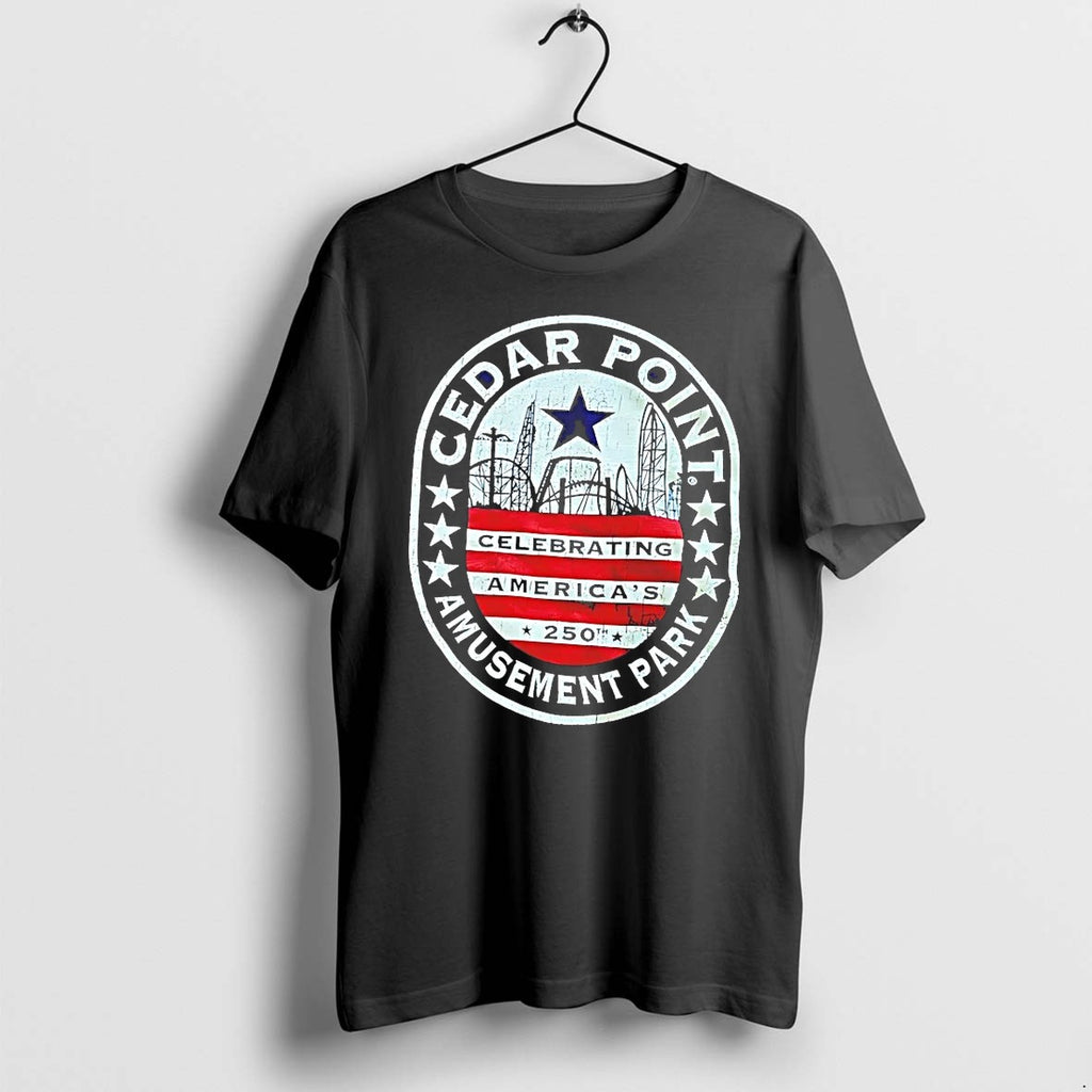 Cedar Point Amusement Park Celebrating Americas 250th Anniversary Tshirts Sweater