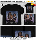 CeeDee Lamb Dak Prescott George Pickens Football signed shirt