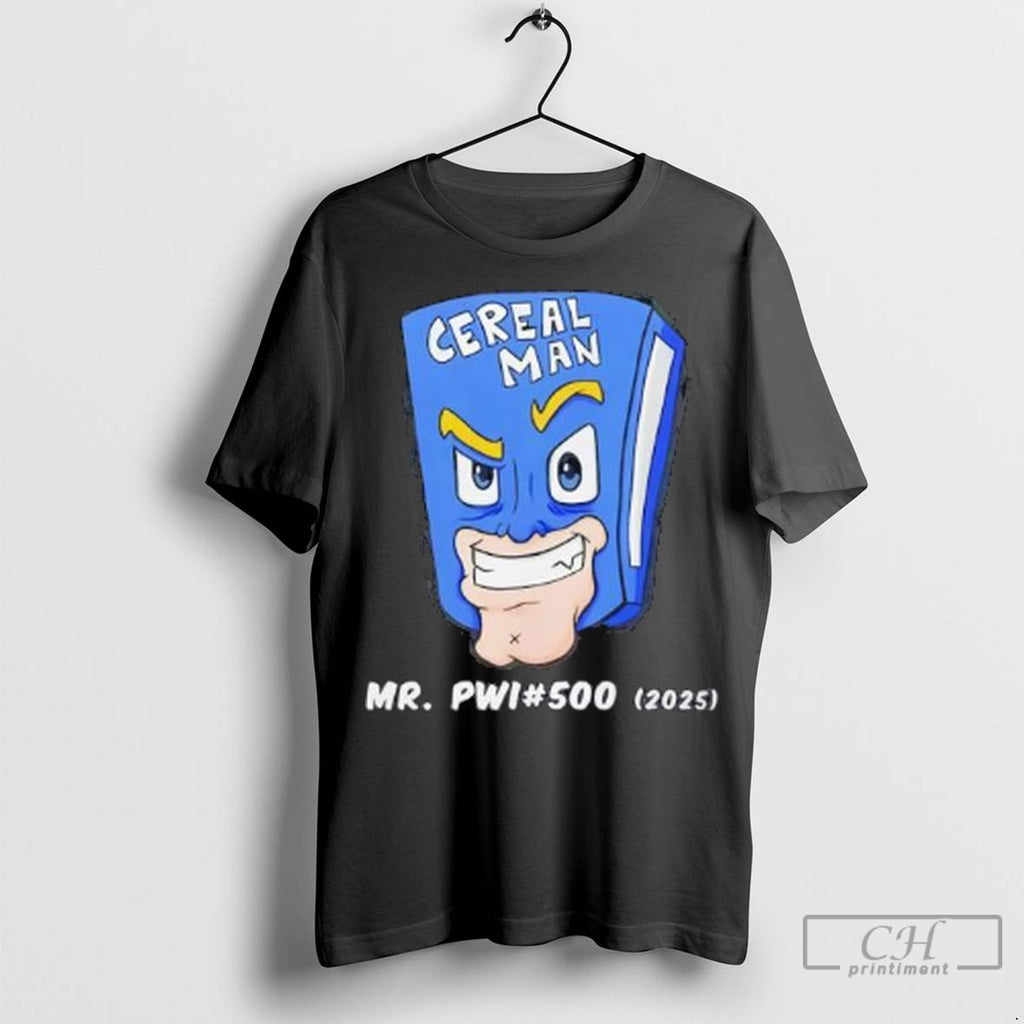 Cereal Man Pro Wrestling Illustrated Logo T Shirt Jpg