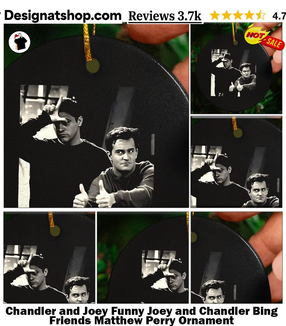 Chandler and Joey Funny Joey and Chandler Bing Friends Matthew Perry shirt