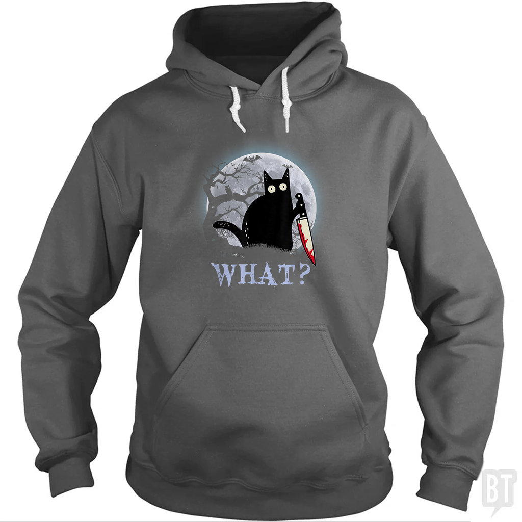 Halloween Murder Cat Hoodie