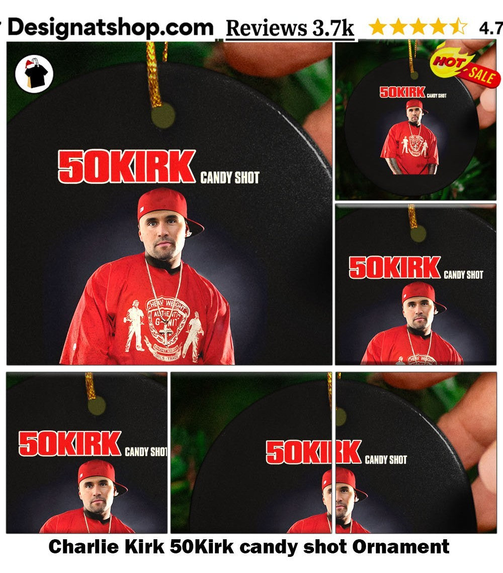 Charlie Kirk 50Kirk candy shot shirt