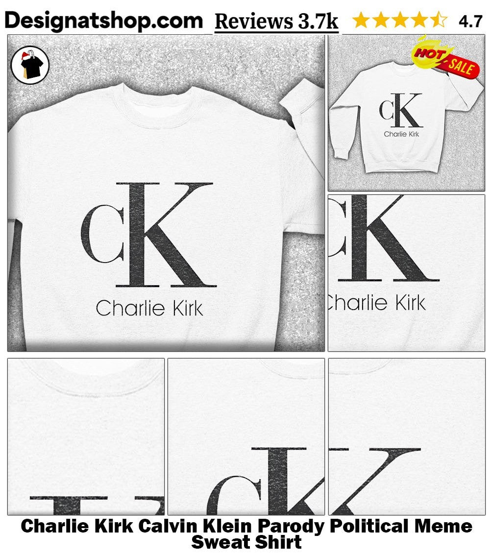 Charlie Kirk Calvin Klein Parody Political Meme shirt