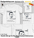 Charlie Kirk go for the throat instant Kirkiversary shirt