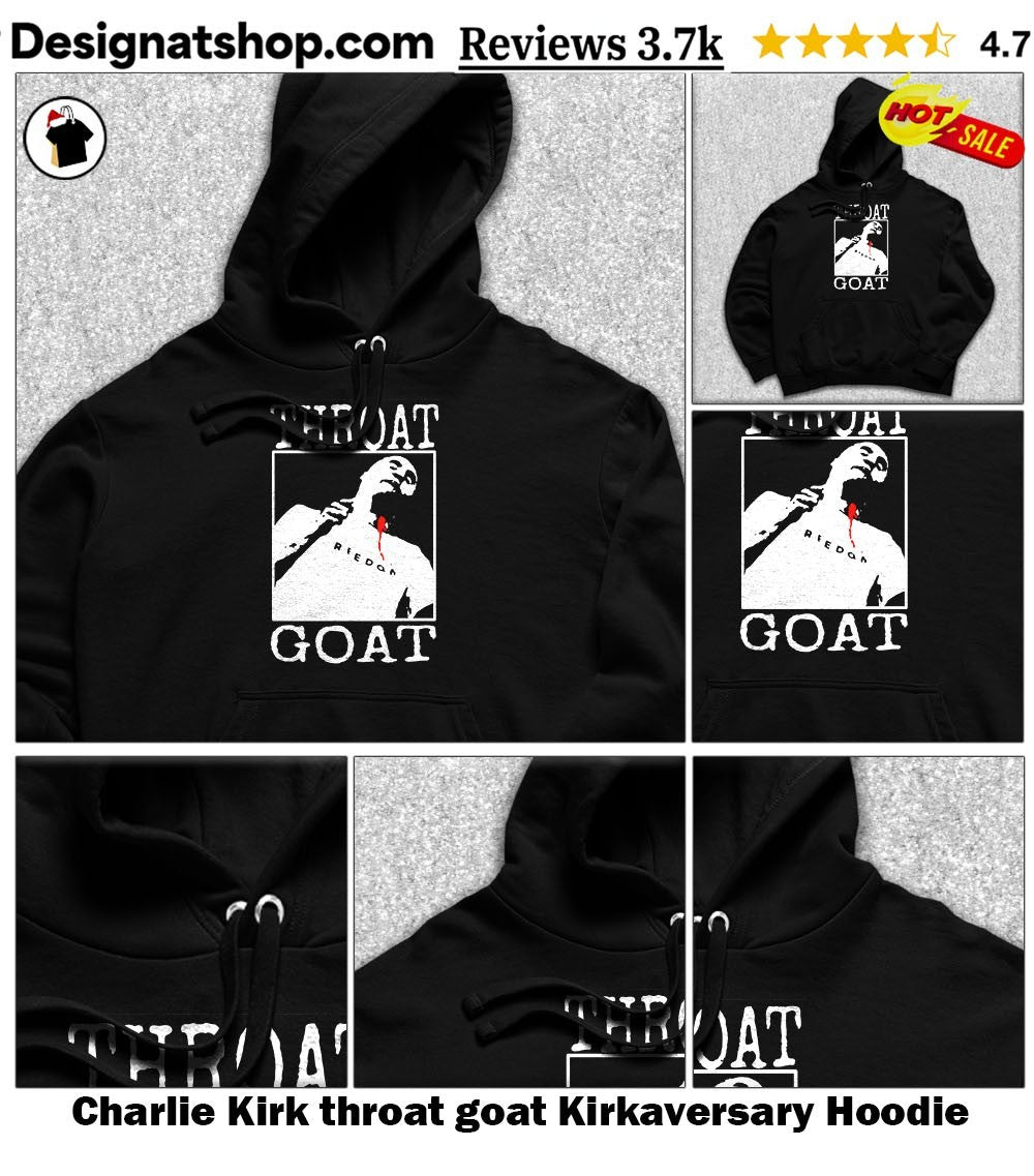 Charlie Kirk throat goat Kirkaversary shirt