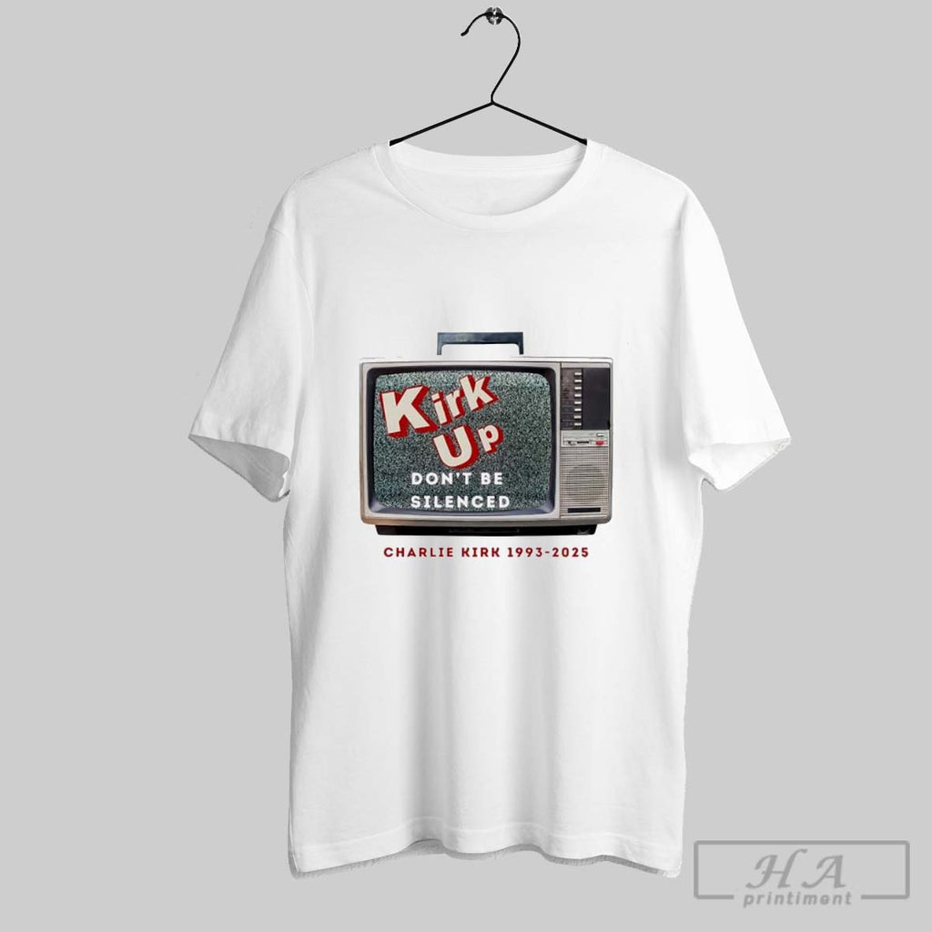 Charlie Kirk Up 1993 2025 Dont Be Silenced Classic Tv Memorial