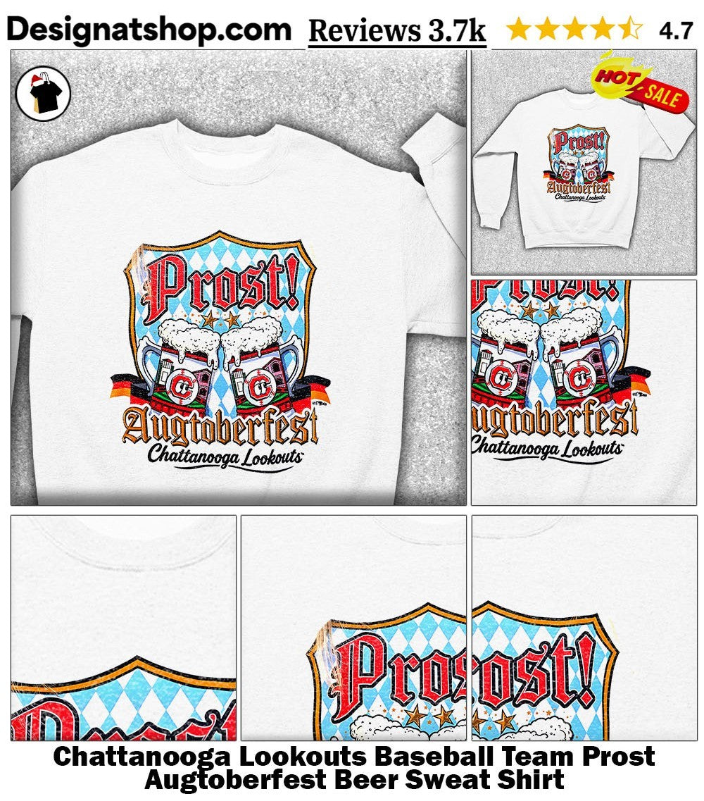 Chattanooga Lookouts Baseball Team Prost Augtoberfest Beer shirt