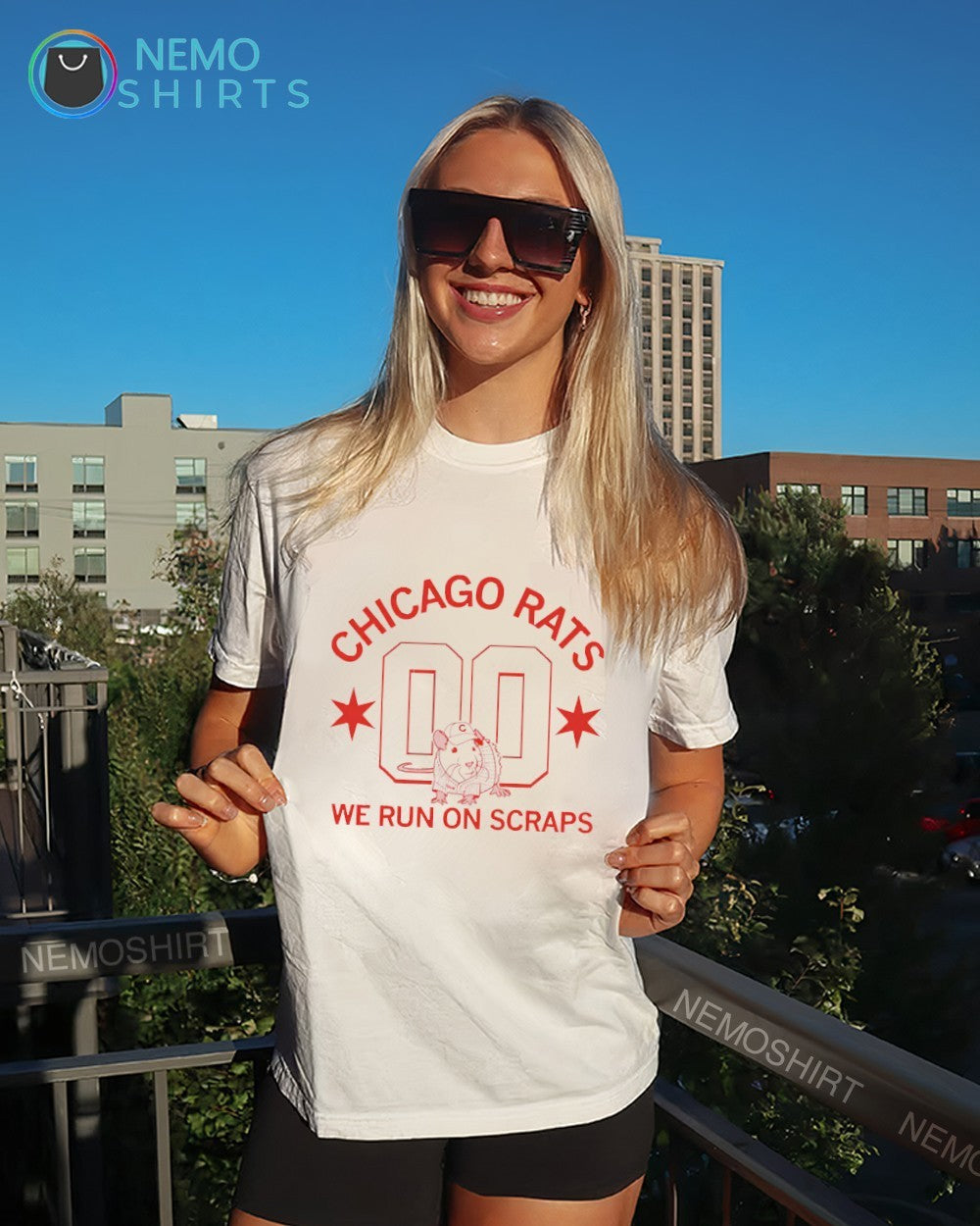 Chicago Cubs baseball rats we run on scraps shirt