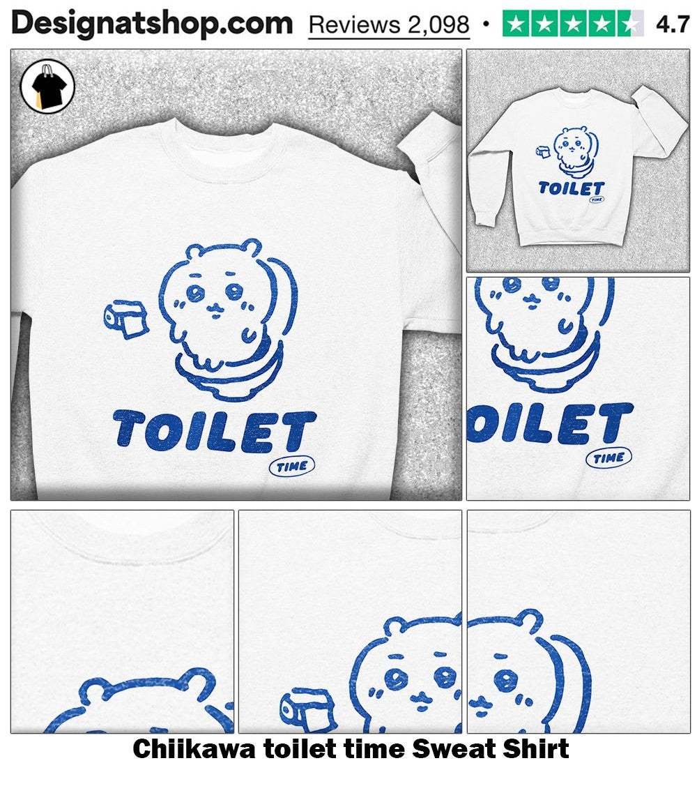 Chiikawa toilet time shirt