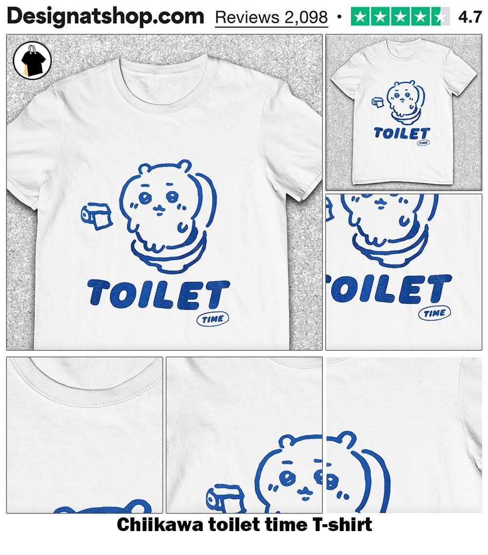 Chiikawa toilet time shirt