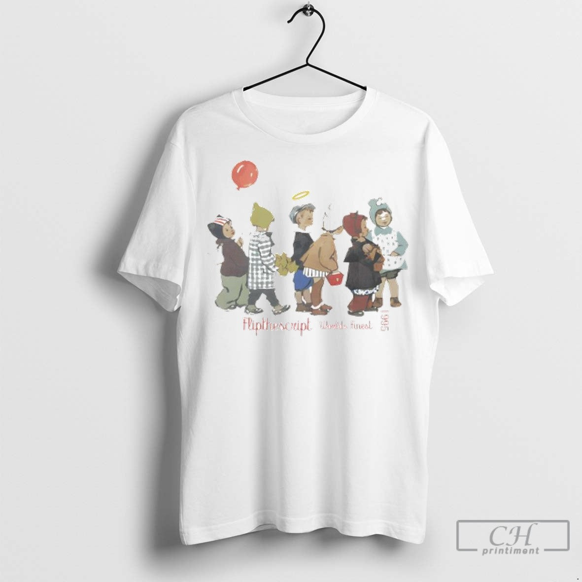 Children With Balloon Flip The Script Worlds Finest 1995 Graphic Ladies
