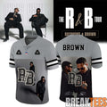 Chris Brown R&B Tour 2026 Football Jersey
