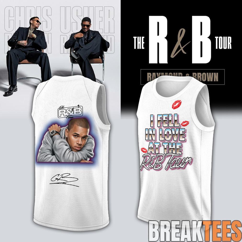 Chris Brown R&B Tour 2026 Jersey Shirt