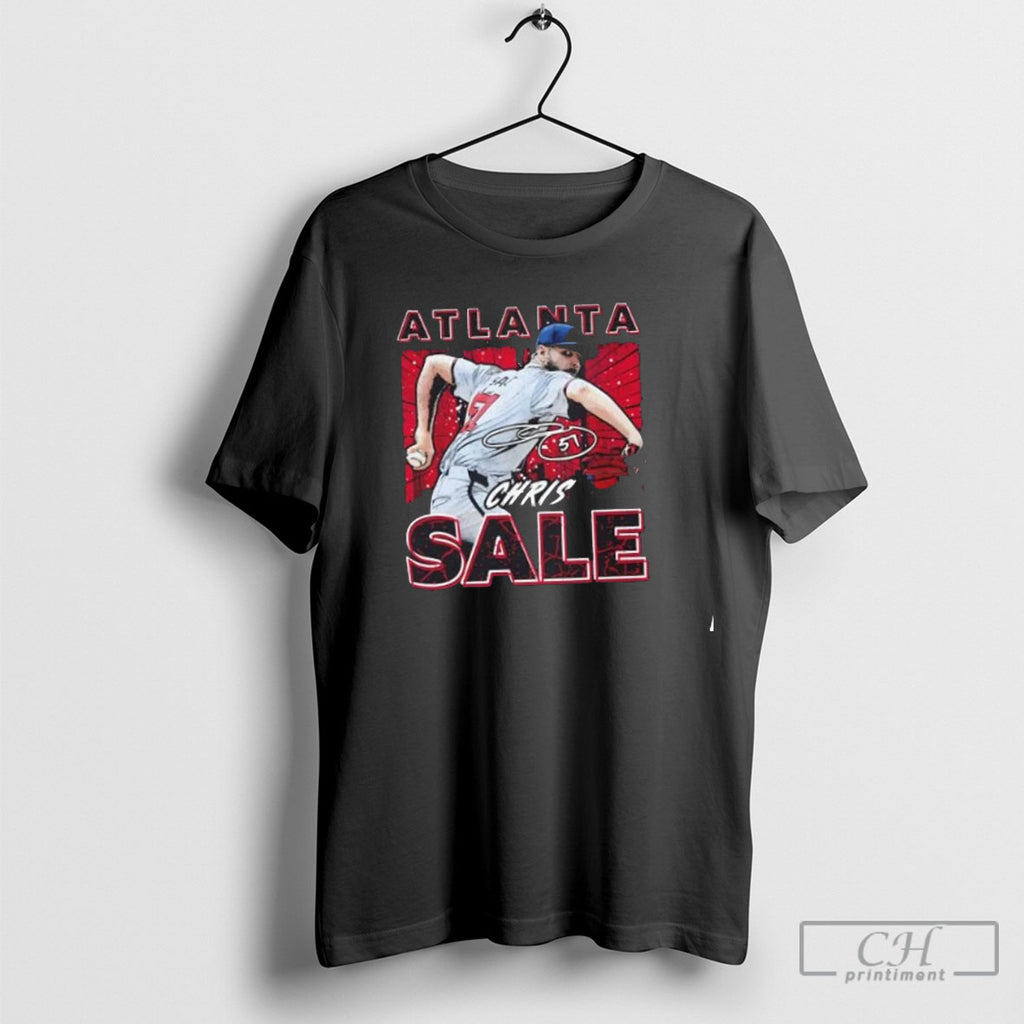 Chris Sale Atlanta Braves Gritty Signature Shirt Sweater