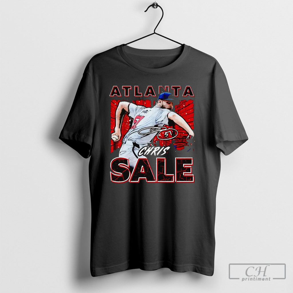 Chris Sale Atlanta Throwing Signature Shirt Sweater