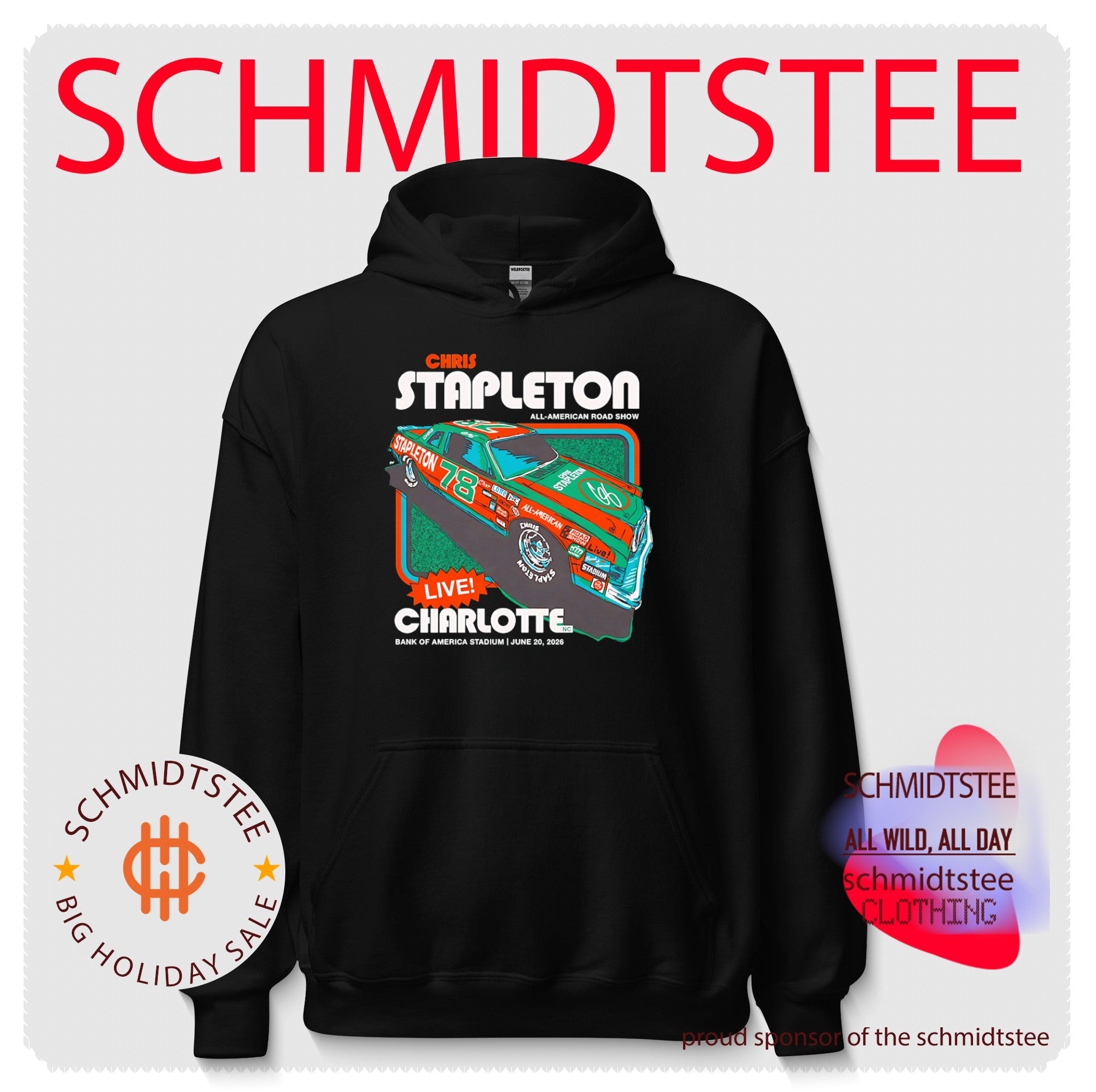 Chris Stapleton All-American Road Show Live in Charlotte June 20 2026 shirt