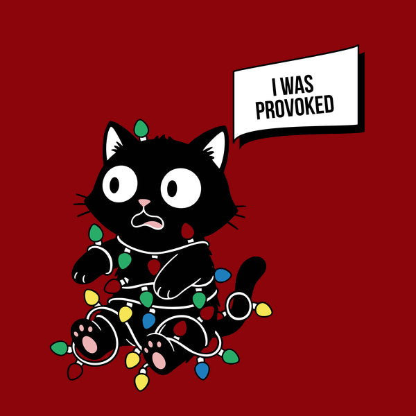 Christmas Cat I Was Provoked