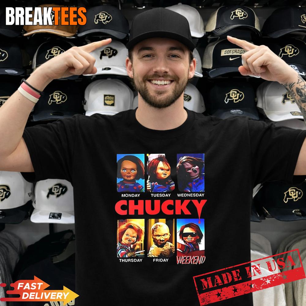 Chucky Days of The Week Moods Shirt