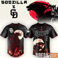 Chunichi Dragons x Godzilla Minus Zero Baseball Jersey