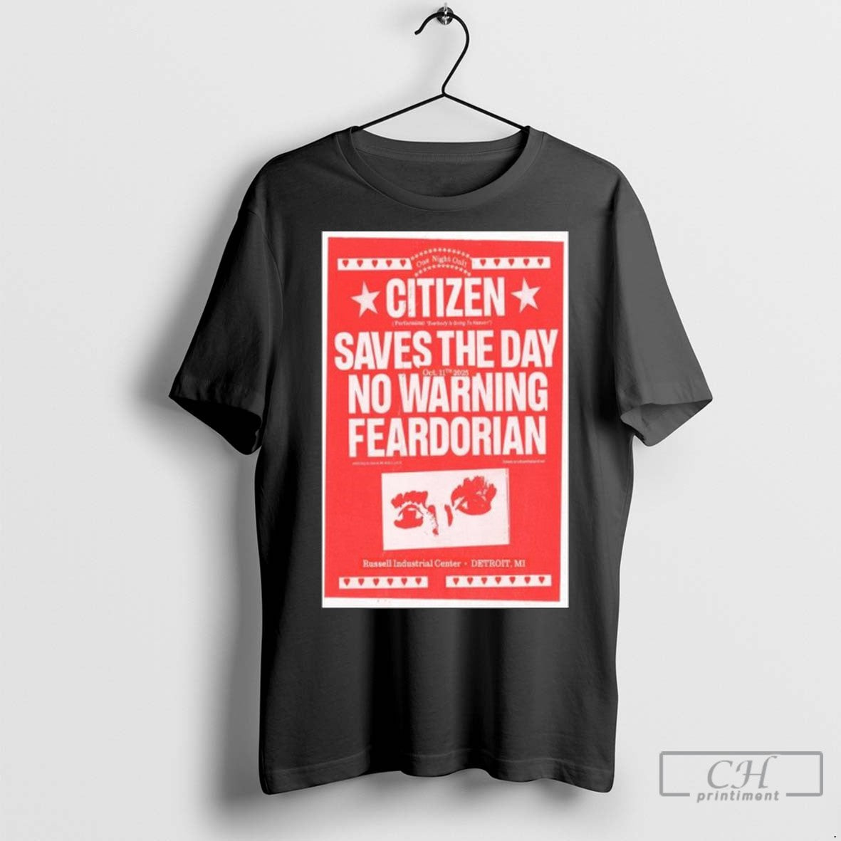 Citizen Detroit Mi October 11 2025 Concert Long Sleve T Shirt Jpg