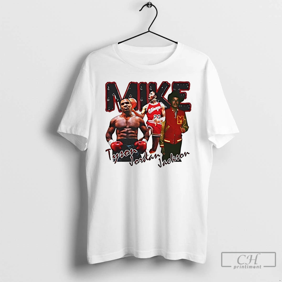 Classic 3 Mikes Mike Tyson Jordan Jackson Vintage