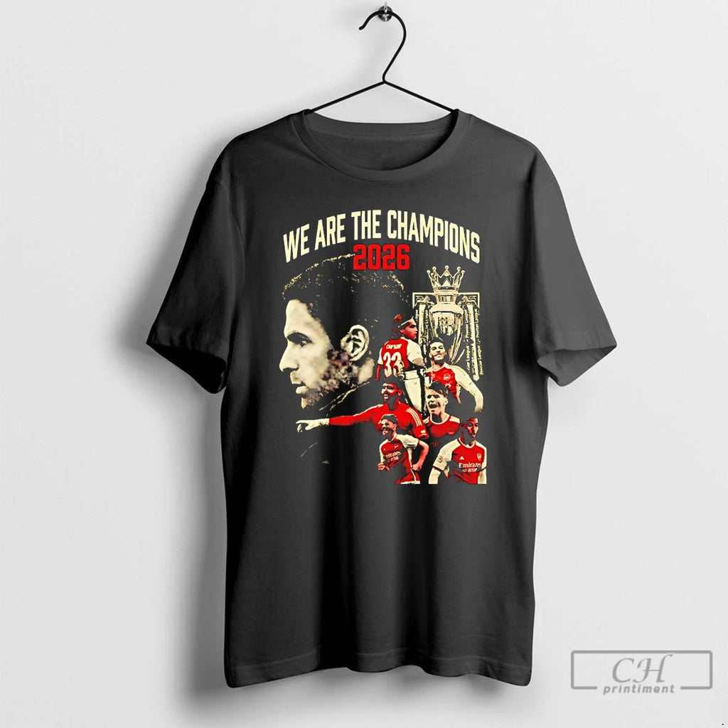 Classic Arsenal Fc North London Forever We Are The Champions 2026 Graphic T Shirts Sweater