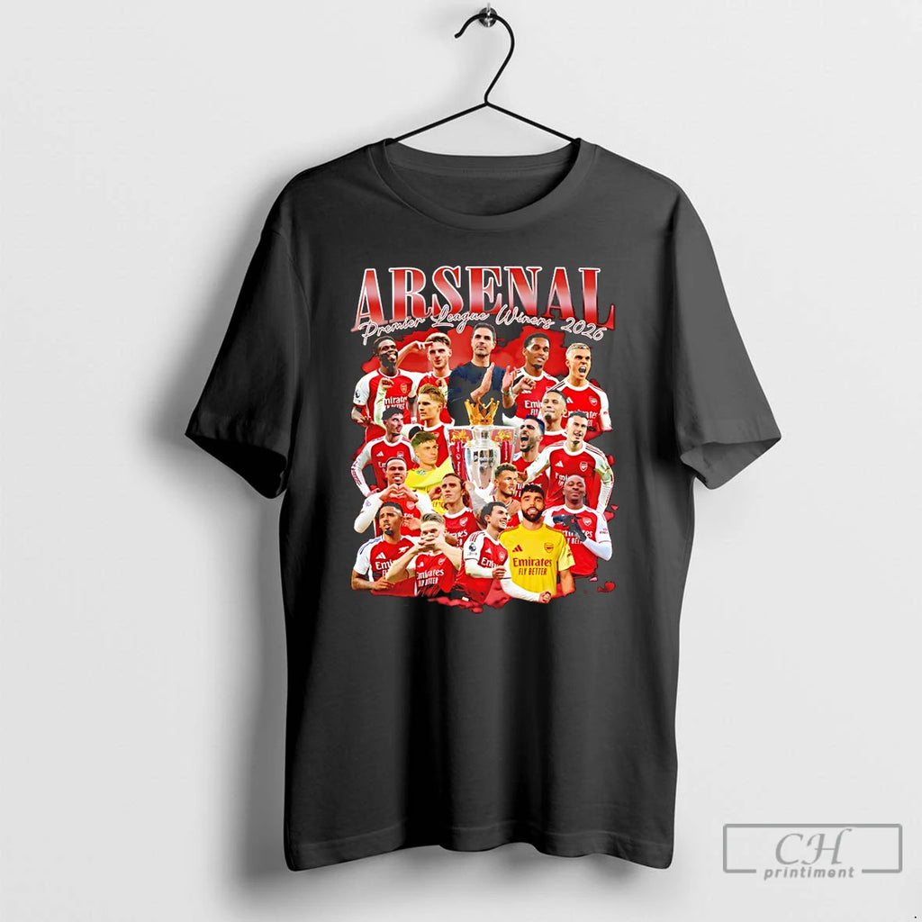 Classic Arsenal Premier League Winners 2026 Graphic
