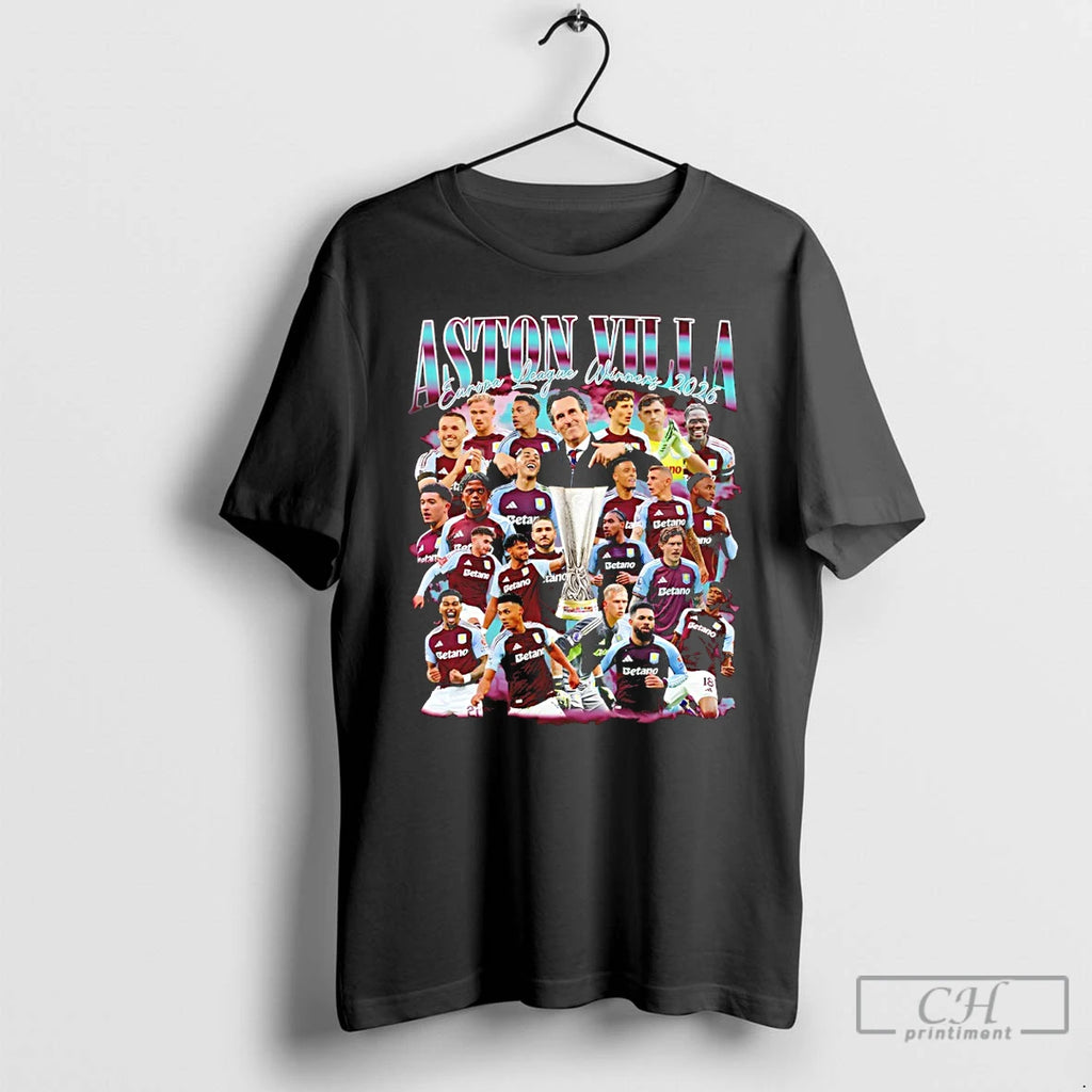 Classic Aston Villa Premier League Winners 2026 Graphic
