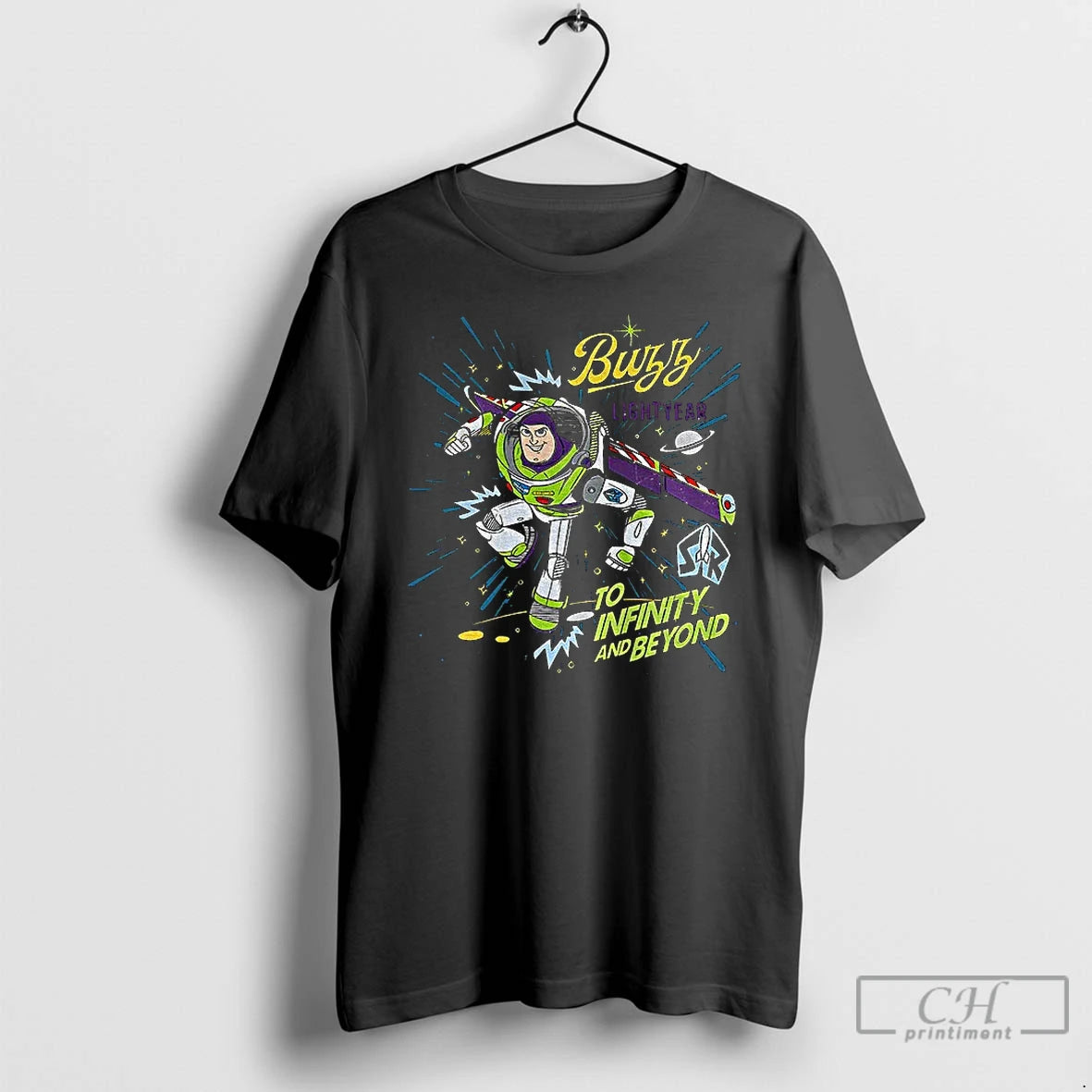 Classic Buzz Lightyear To Infinity And Beyond Toy Story Disneyland Family Trip T Shirts Sweater