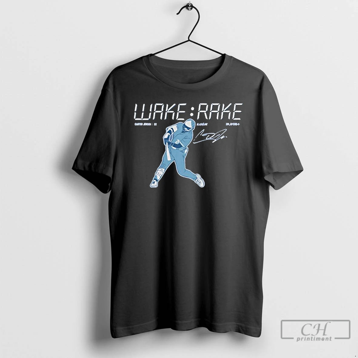Classic Carter Jensen Kansas City Royals Wake Rake Signature