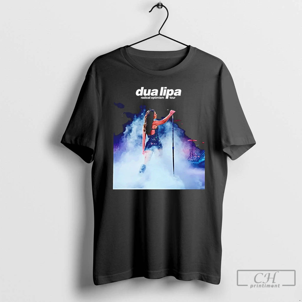 Classic Dua Lipa Radical Optimism Tour Print Round Neck