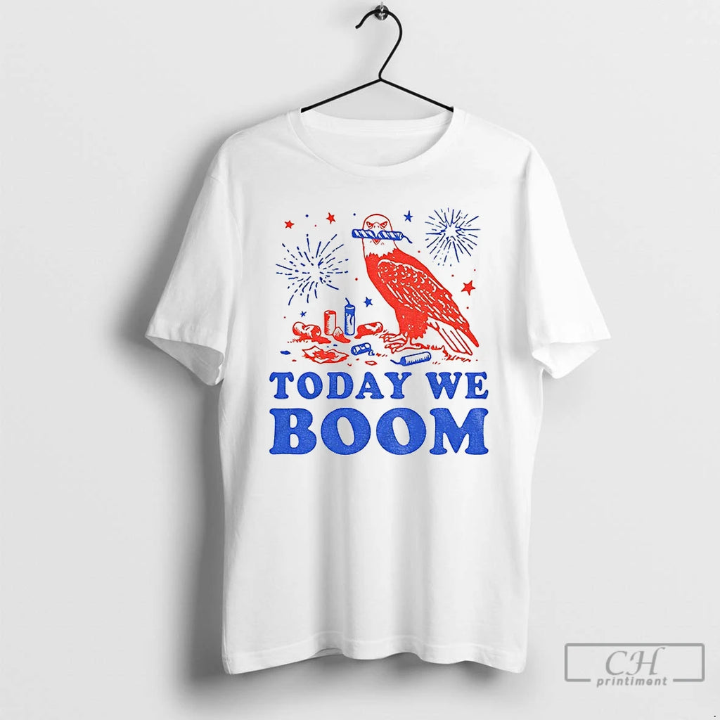 Classic Eagle Today We Boom Firework 4th Of July