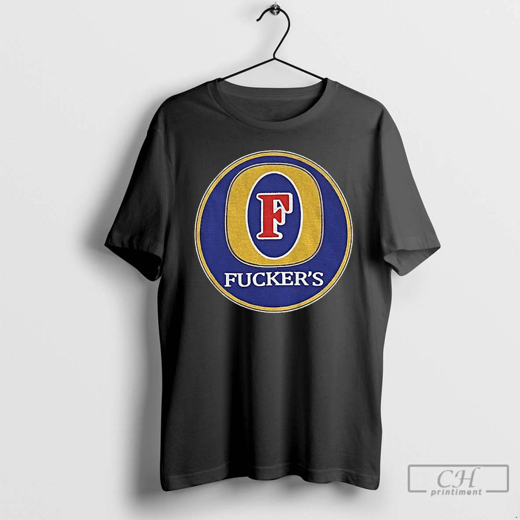 Classic Fuckers Fosters Lager Parody Logo