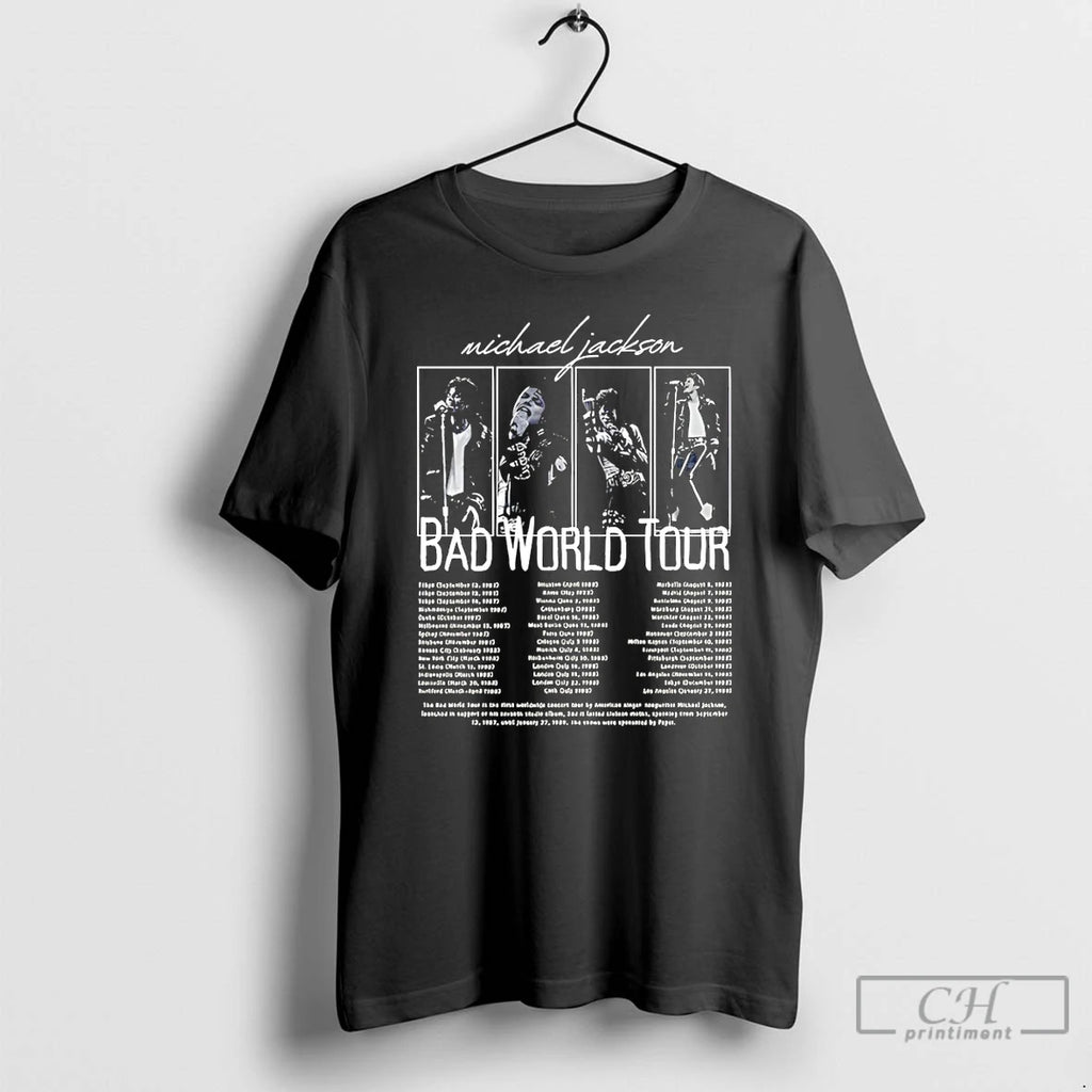 Classic Jackson Bad World Tour 2026 Graphic