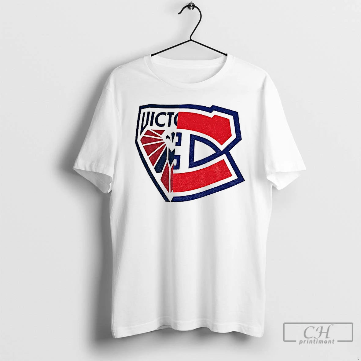 Classic Montreal Victoire X Montreal Canadiens Nhl Hockey Mashup Logo