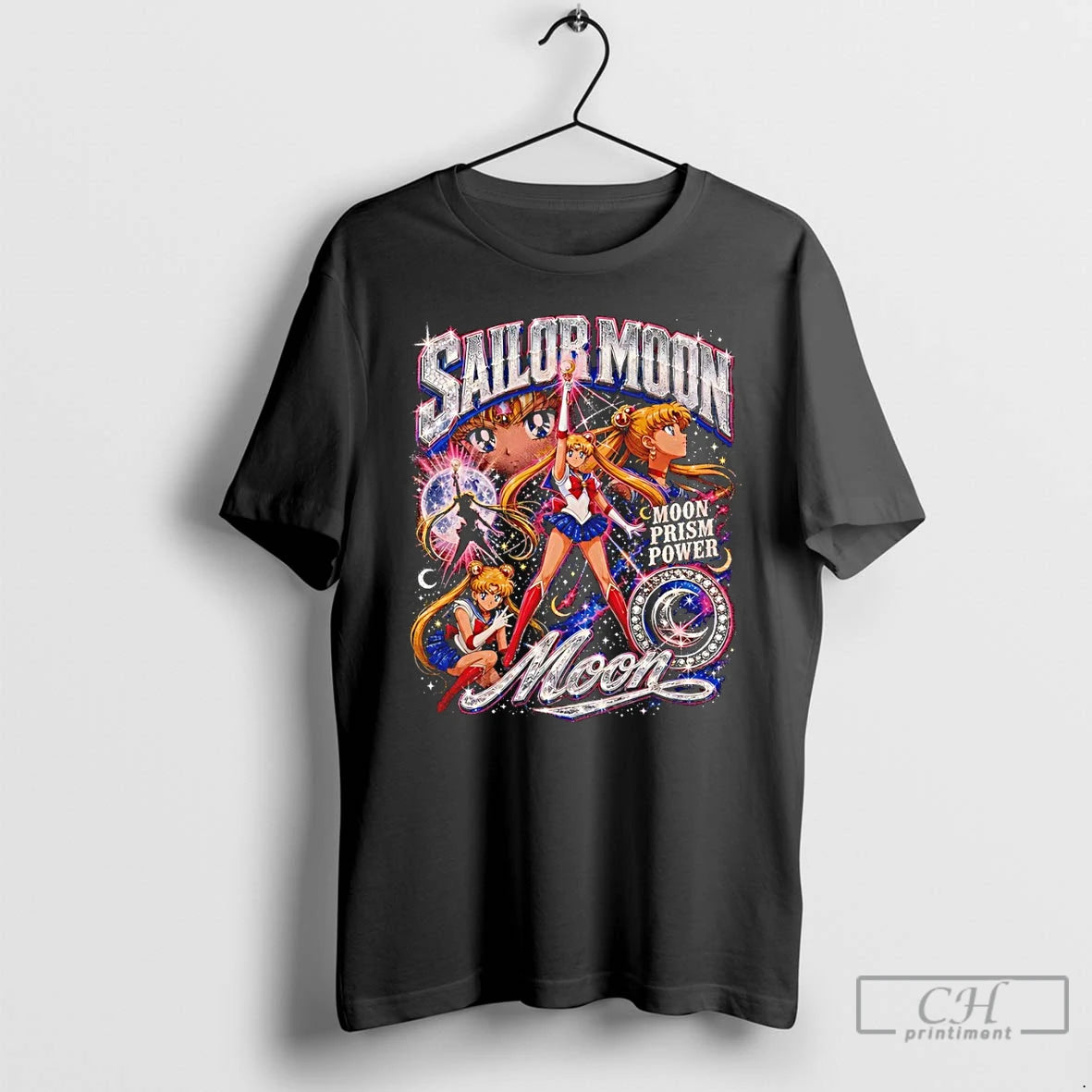 Classic Sailor Moon Moon Prism Power Graphic Vintage