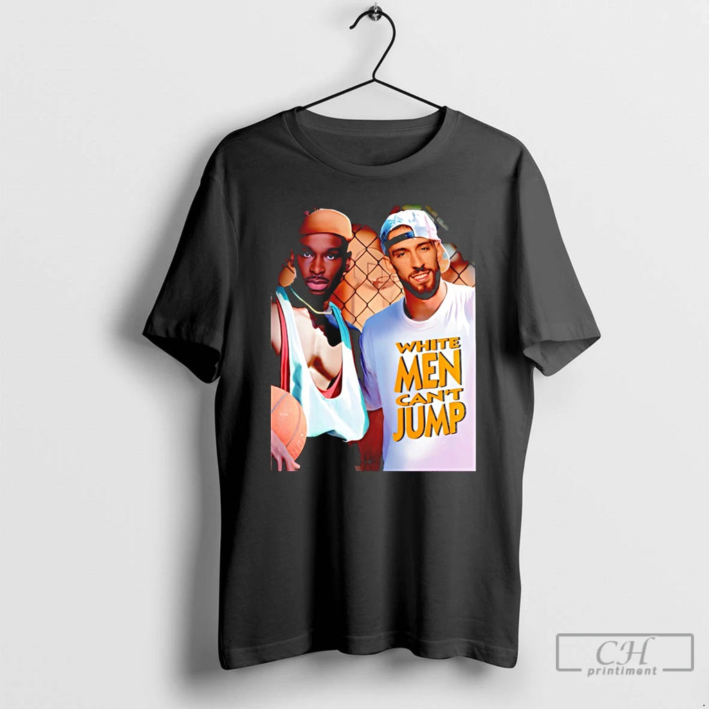 Classic Shai Gilgeous Alexander And Chet Holmgren Okc Thunder White Men Cant Jump T Shirts