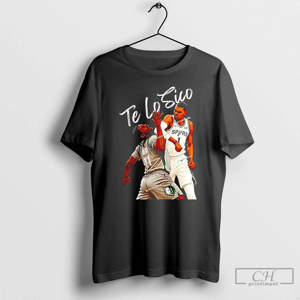 Classic Te Lo Sico Wemby Elbow Reid San San Antonio Spurs Basketball Funny T Shirts