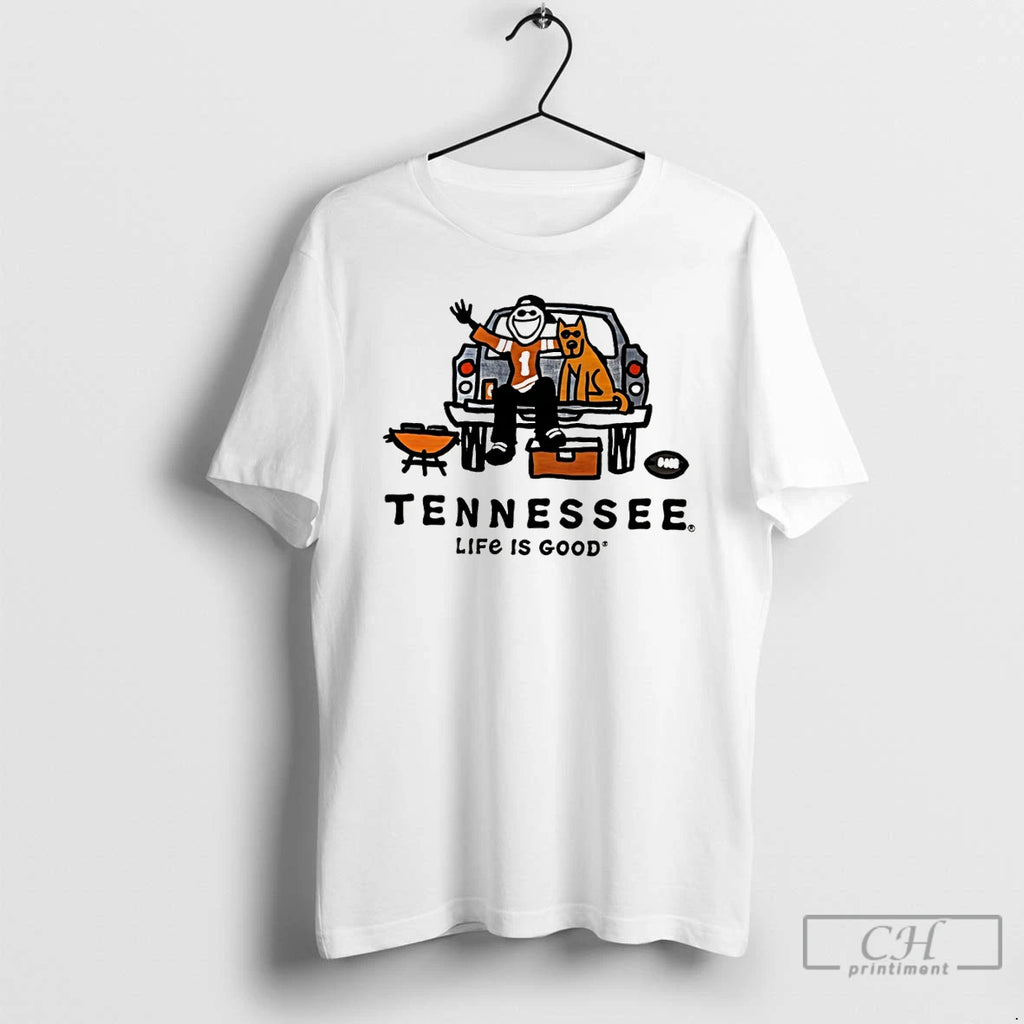 Classic Tennessee Volunteers Football Life Is Good Jackie Dog