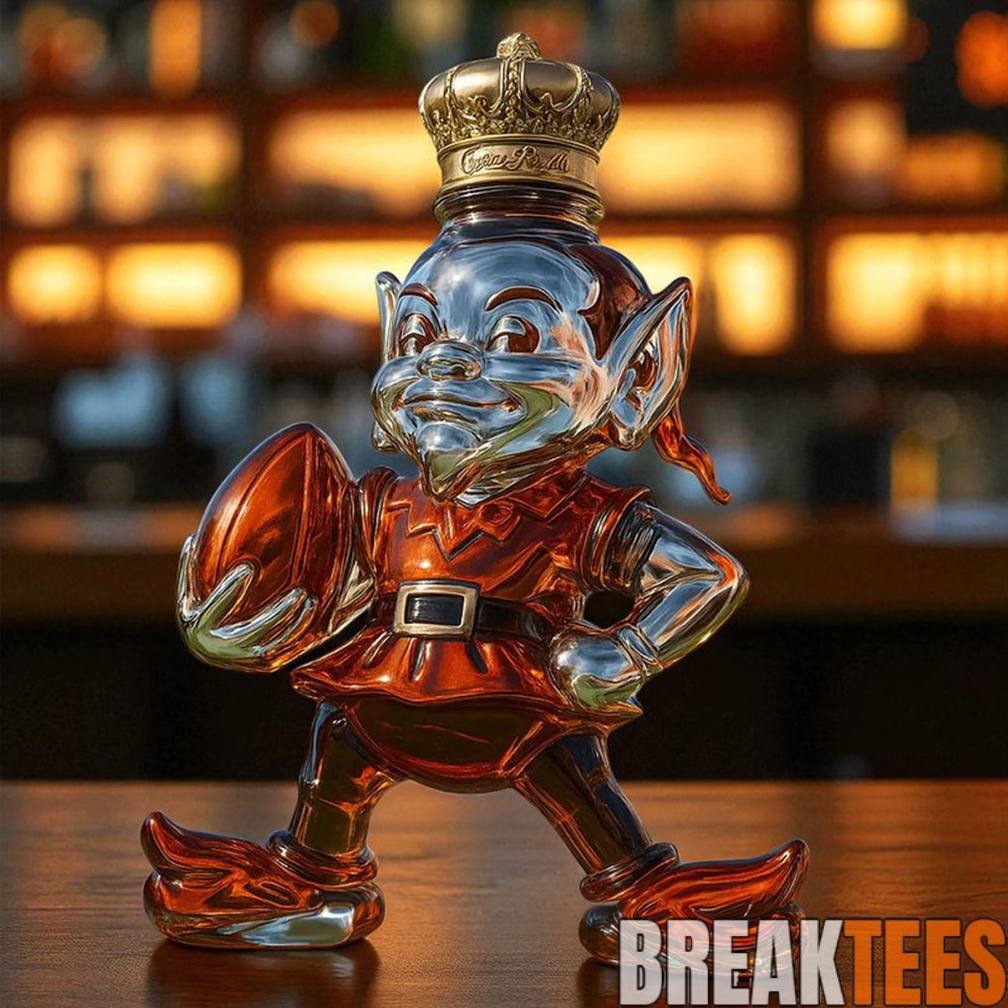 Cleveland Browns Brownie The Elf Special Edition Whiskey Bottle