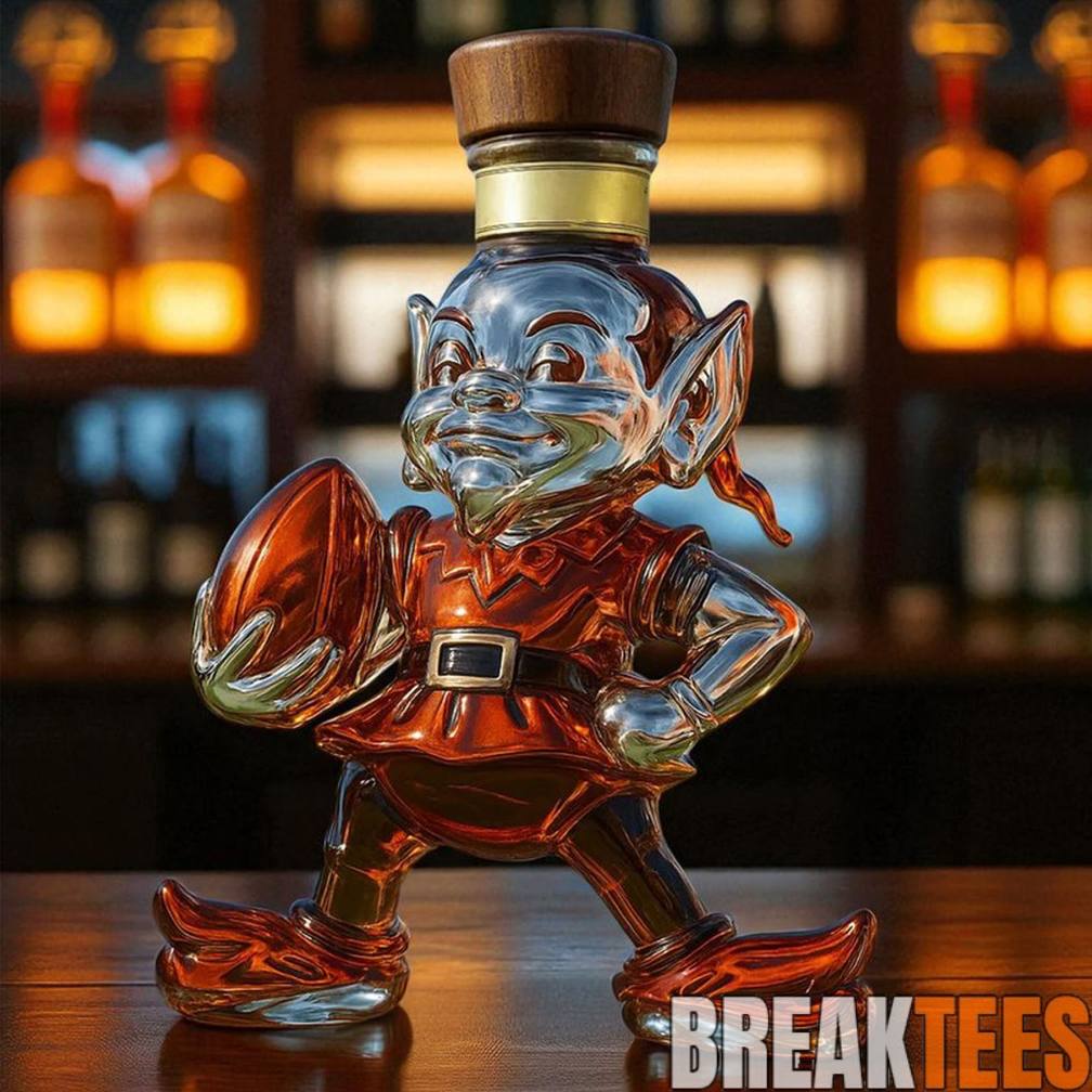Cleveland Browns Brownie The Elf Special Edition Whiskey Bottle