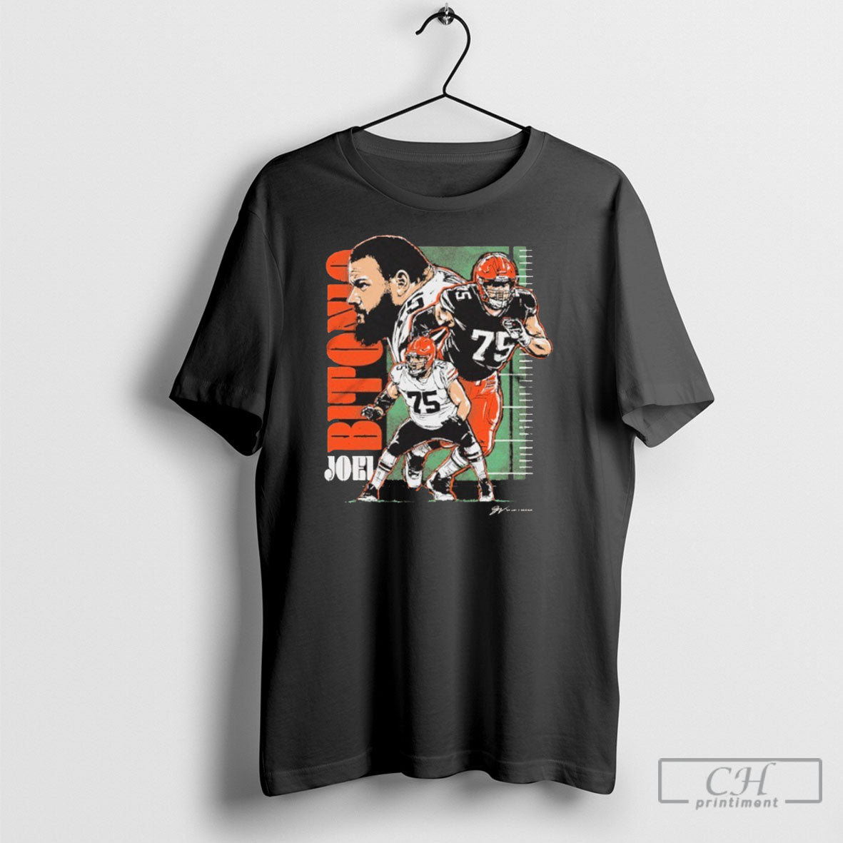 Cleveland Browns Joel Bitonio Artwork T T Shirt