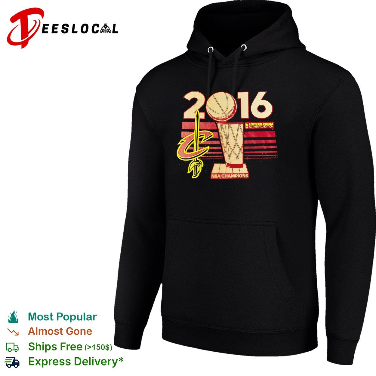 Cleveland Cavaliers 2016 NBA Champions Locker Room Trophy shirt