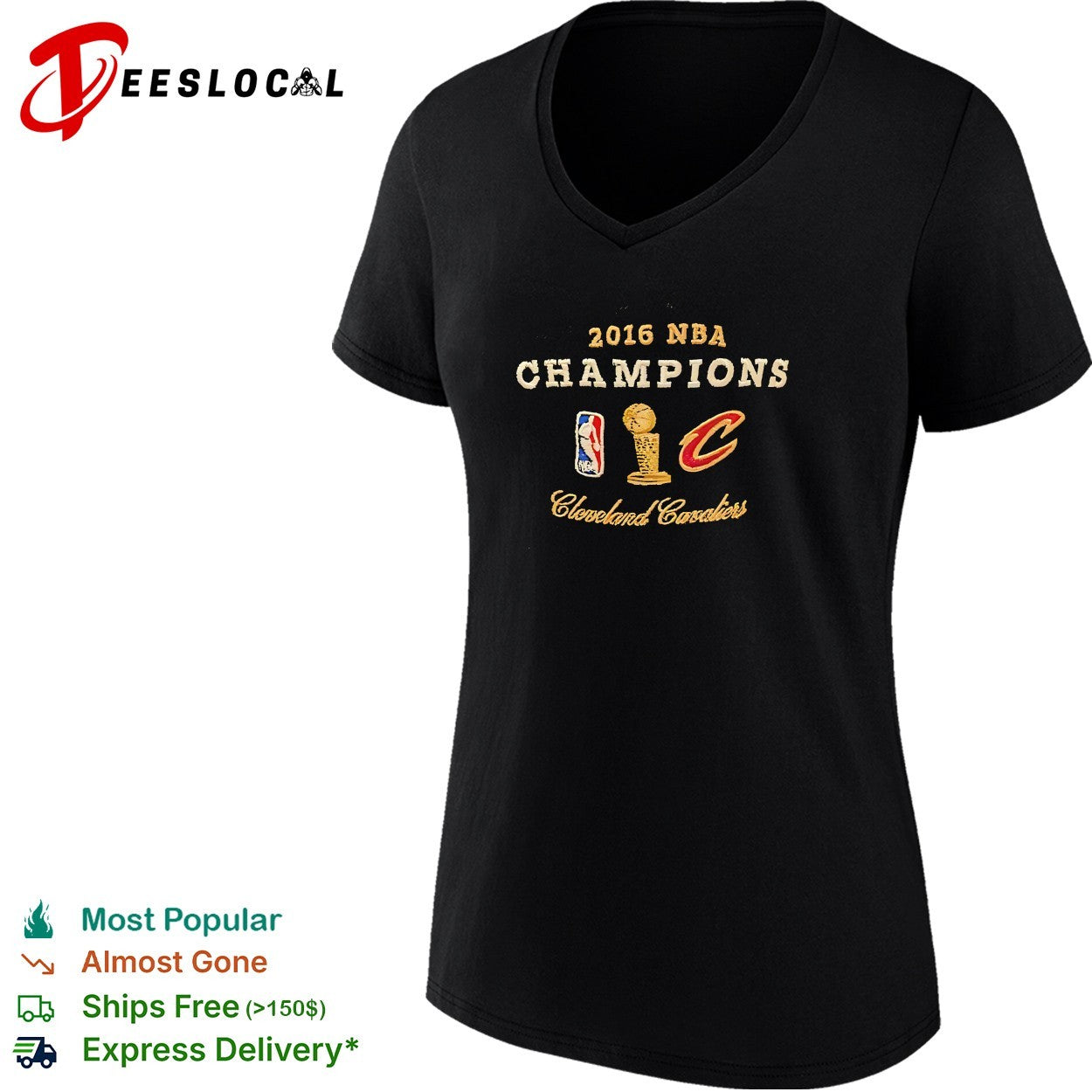 Cleveland Cavaliers 2016 NBA champions patch shirt
