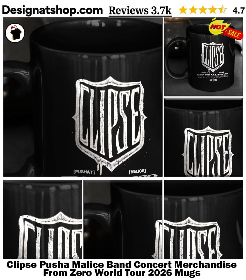 Clipse Pusha Malice Band Concert Merchandise From Zero World Tour 2026 shirt