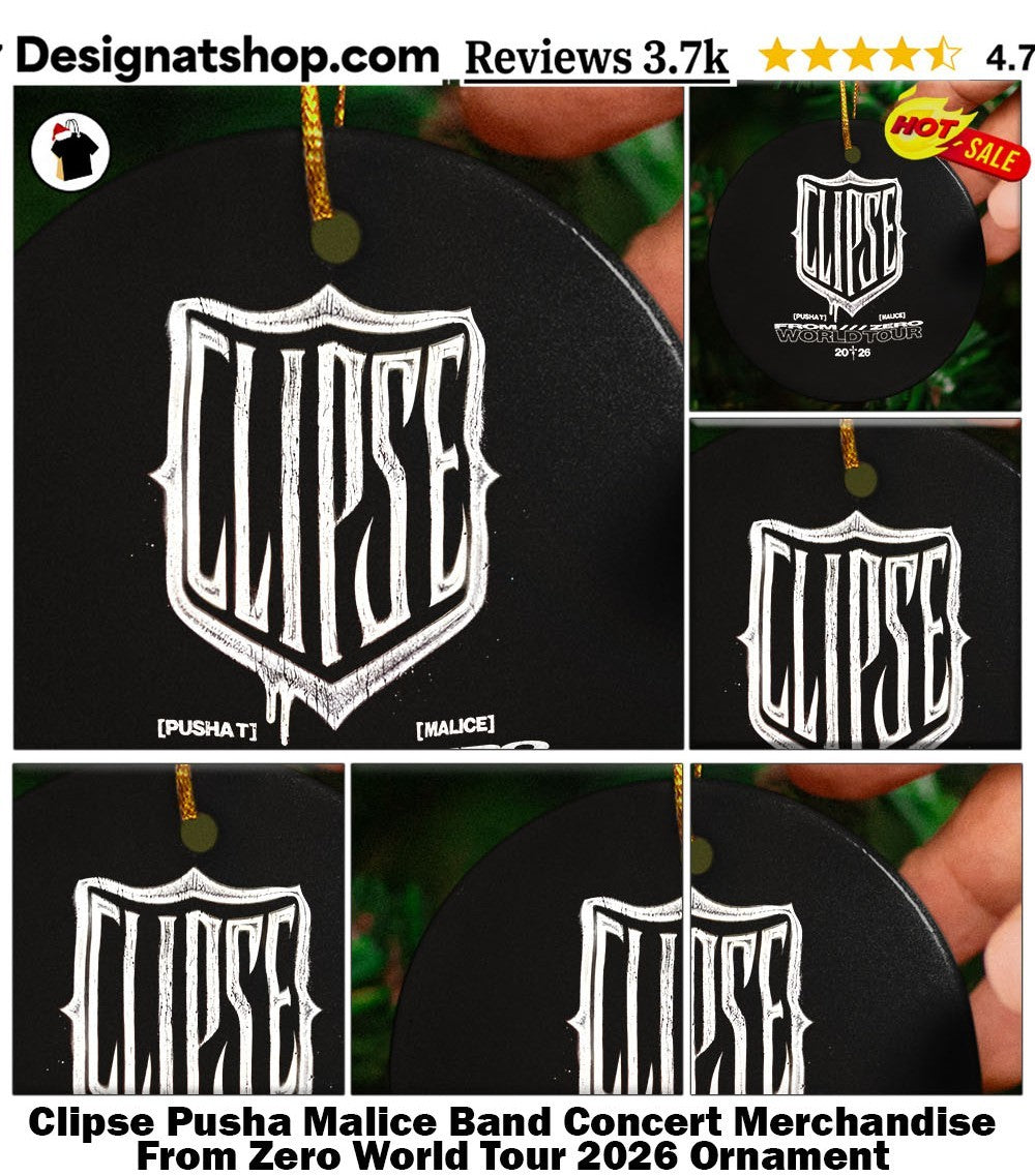 Clipse Pusha Malice Band Concert Merchandise From Zero World Tour 2026 shirt