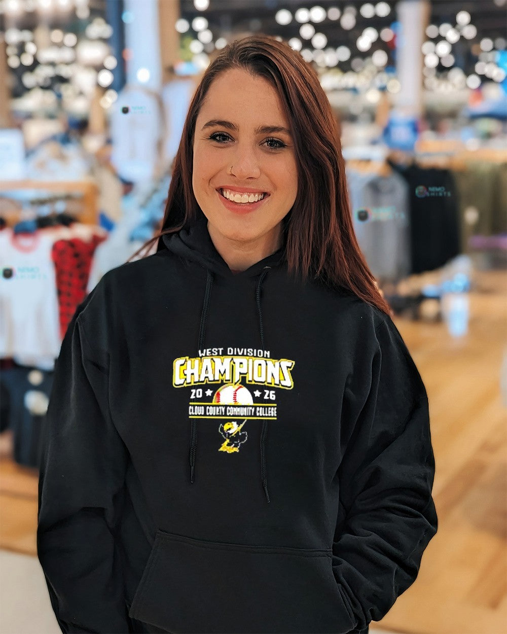 Cloud County Community College West Division champions 2026 shirt